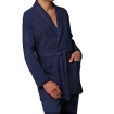 Халат мужской "Nightwear" Размер: 52 (it), цвет: бордовый 81917 на отдельном изображении фрагментом ткани инфо 11109o.